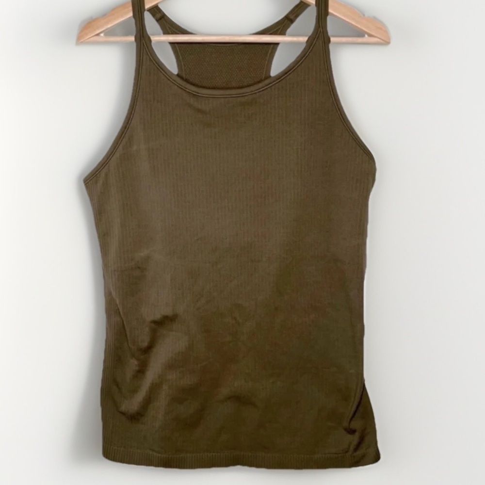 Zella Olive Green Tank Top